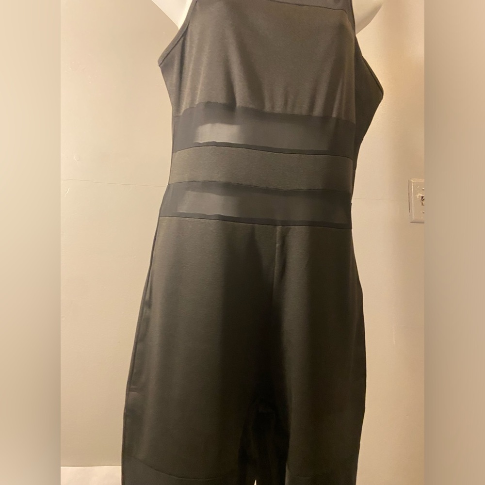 Peek-A-Boo🚦- 1 Piece Solid Color; Stretch & Sheer Body Suit - Picture 5 of 13